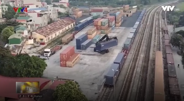 Chuyến tàu vận tải container đầu tiên tuyến đường sắt Moscow - Hà Nội