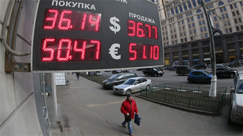 Nga: Đồng đôla và Euro giảm giá