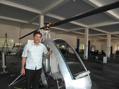 Nông dân chế trực thăng “Made in VN”... đọ tài thế giới