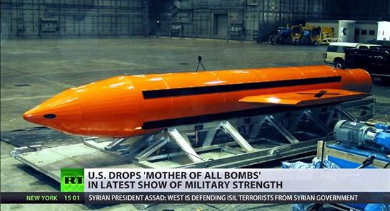 Mỹ thả siêu bom phi hạt nhân GBU-43 xuống Afghanistan