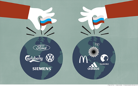 Những thương hiệu bị ảnh hưởng nặng nhất vì khủng hoảng tại Nga