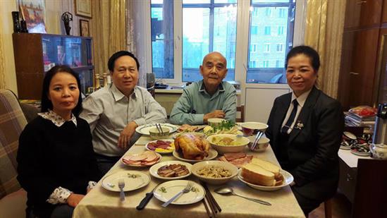 Năm mới tới thăm bậc “trưởng lão” người Việt tại Nga