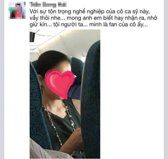 Nữ ca sĩ Việt cho con... tè vào túi nôn trên máy bay A350?