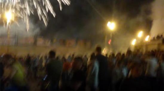 Pháo hoa rơi trúng đám đông ở Nga, 10 người bị thương