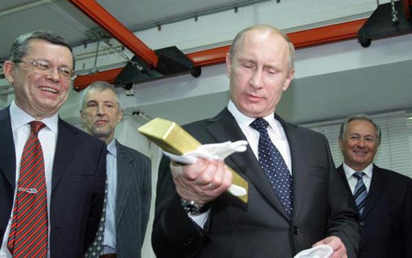 Sở hữu 1.857 tấn vàng, Nga vượt mặt Trung Quốc trở thành quốc gia dự trữ vàng nhiều thứ 5 thế giới