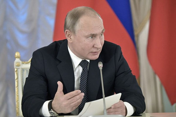 Tổng thống Nga Vladimir Putin nhấn mạnh những nhiệm vụ then chốt