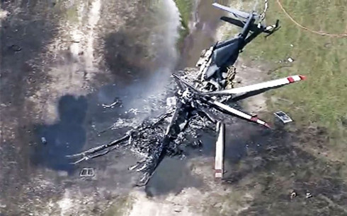 Máy bay trực thăng chở 12 người rơi tại Thổ Nhĩ Kỳ