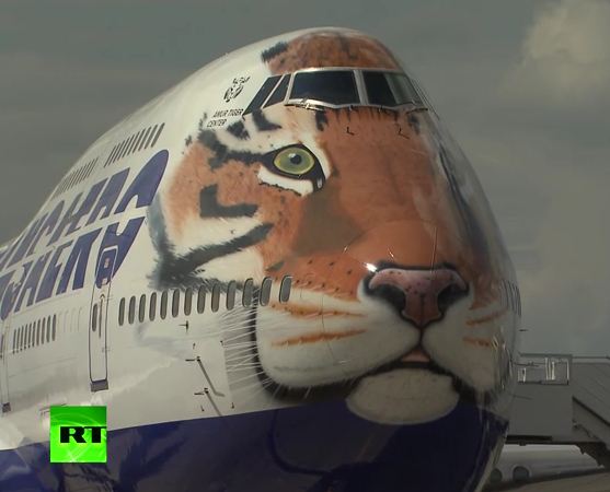 Xem máy bay Nga hóa thành hổ Siberia