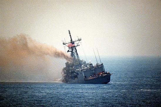 Chiến hạm Mỹ suýt chìm vì tên lửa chống hạm