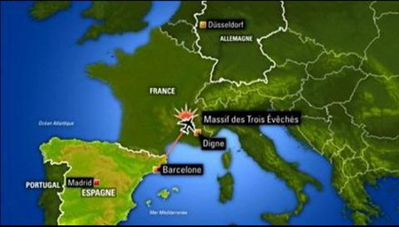 Hành trình chiếc Airbus A320 xấu số gặp nạn ở Pháp