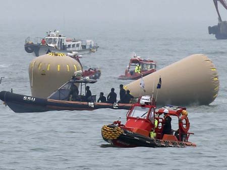 Vụ chìm phà Sewol: Có thể đền bù bước đầu 75 triệu USD
