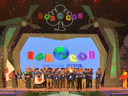 Việt Nam để hụt chức vô địch Robocon châu Á 2013