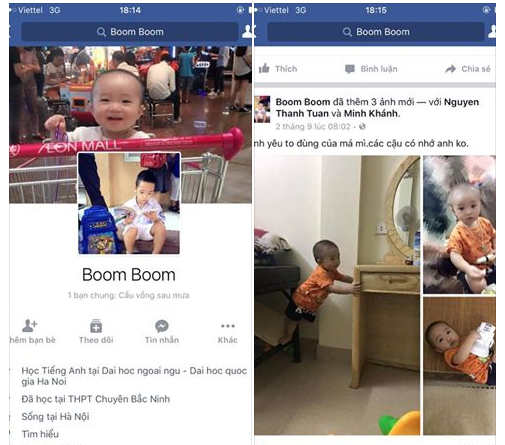 Tá hỏa thấy hàng loạt ảnh con mình... trên facebook của người mẹ khác