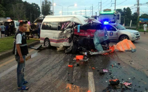 Tai nạn giao thông nghiêm trọng ở Thái Lan, 2 người Việt tử vong