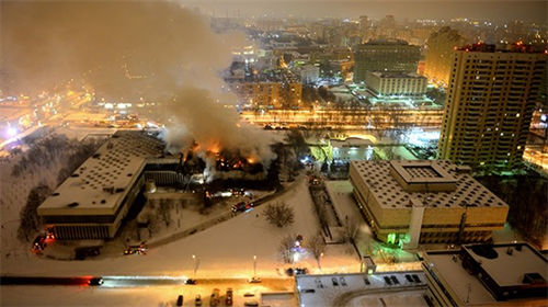 Nga mất hơn 1 triệu tài liệu quý do cháy thư viện lớn