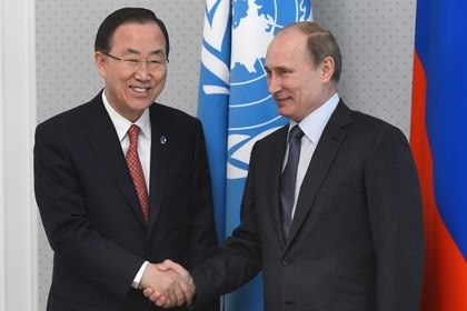 Tổng Thư ký Ban Ki-moon đến Nga ngày 9/5, Ukraine chỉ trích LHQ