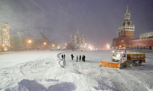 Moskva sắp đón trận tuyết rơi nhiều chưa từng thấy?