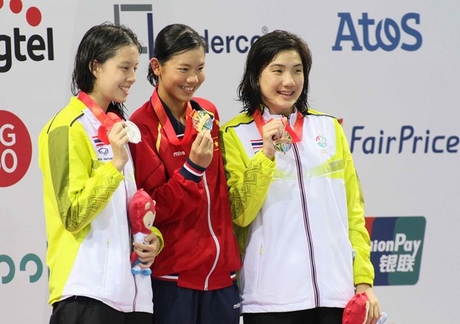 Ánh Viên đoạt 3 HCV giải bơi châu Á 2015
