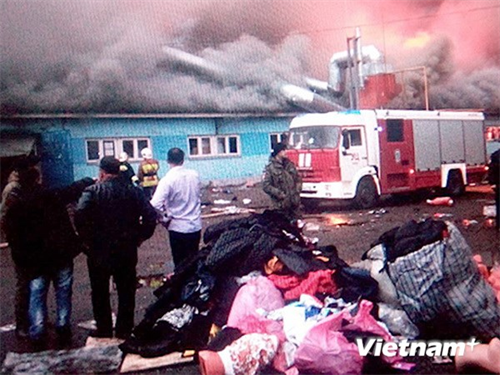 Nga: Nhiều tiểu thương của chợ Bà Côi trắng tay vì hỏa hoạn