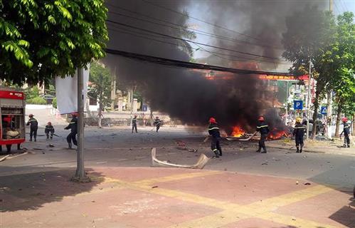 Công an Quảng Ninh: Vụ nổ xe taxi ở Cẩm Phả là do hành khách tự sát