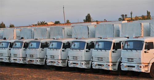 Đoàn xe viện trợ thứ tư của Nga “sẵn sàng lên đường” tới Ukraine