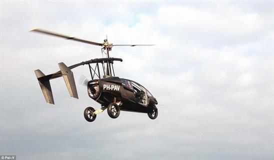 Xe lai trực thăng sẽ bay trên bầu trời vào 2018 với giá từ 400.000 USD