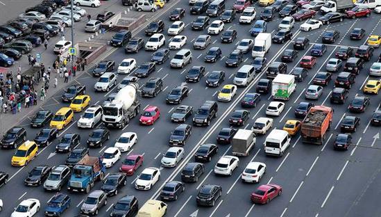 Moskva: Ùn tắc giao thông tăng mạnh trong tuần này