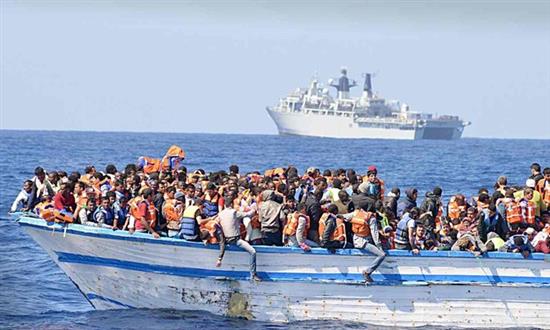 Chìm tàu chở người di cư từ Libya, gần 500 người thiệt mạng