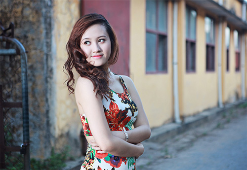 Thiếu nữ Vinh khoe vẻ đẹp căng tràn