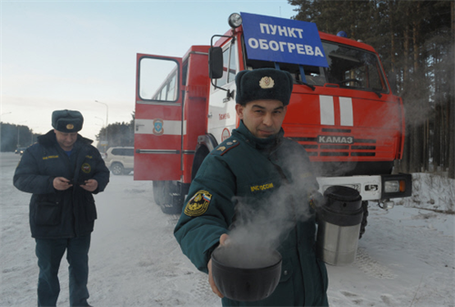Nga triển khai hơn 100 địa điểm sưởi ấm trên các tuyến đường