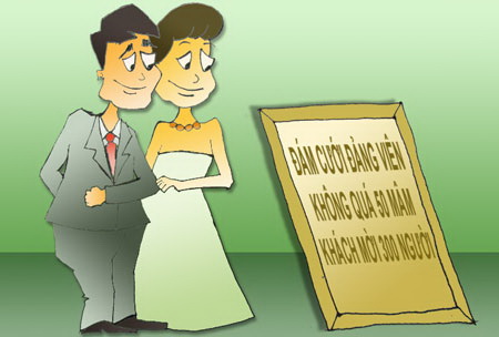 Cán bộ Hà Nội chính thức không được mời cưới vượt 300 người