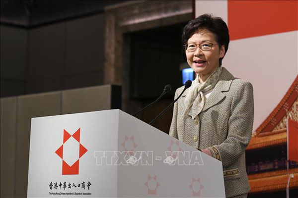 Lãnh đạo Hong Kong hy vọng giải quyết khủng hoảng thông qua đối thoại hòa bình
