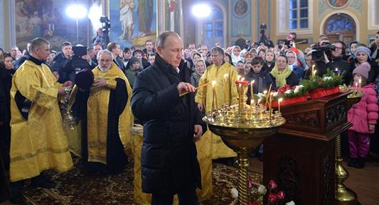 Ông Putin chúc mừng người Nga nhân lễ Giáng sinh
