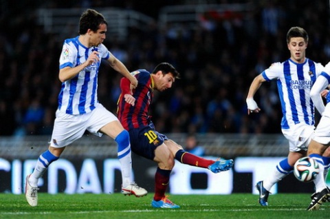 Video bàn thắng Sociedad 1-1 Barca