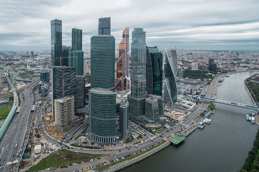 Khám phá 13 công trình kiến trúc nổi tiếng tại Moscow từ trên cao