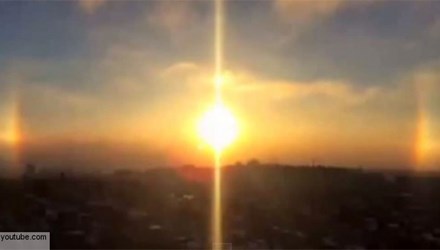 'Ba Mặt Trời' xuất hiện cùng lúc ở Nga