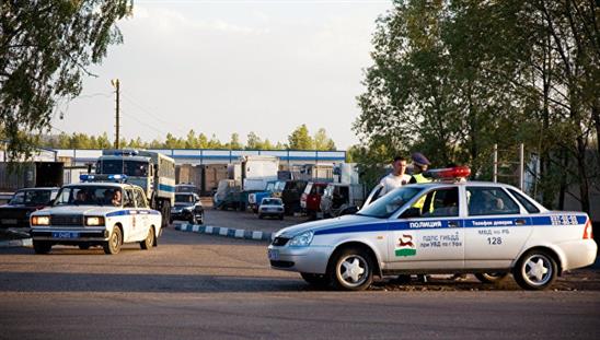 Nổ trong xe hơi ở Ufa