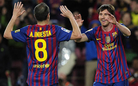 Messi, Iniesta và Ronaldo tranh giải “Cầu thủ xuất sắc nhất châu Âu”