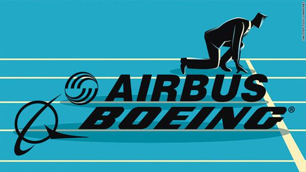 Airbus bất ngờ thắng Boeing trong cuộc đua doanh số năm 2017