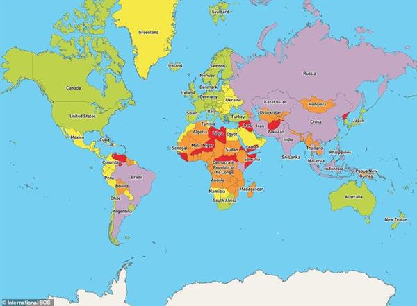 Tiết lộ các quốc gia nguy hiểm nhất thế giới năm 2020
