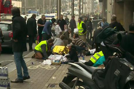 Vụ nổ tại Nhà ga Trung tâm Brussels là 