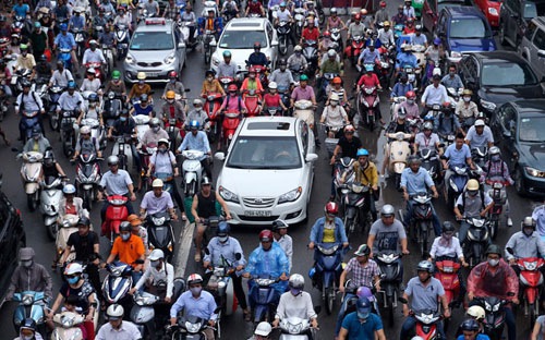 Hà Nội sẽ dừng hoạt động xe máy từ 2030