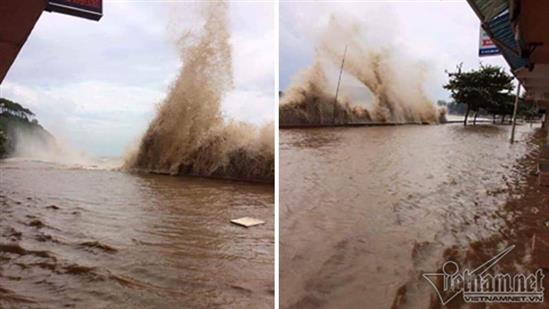 Đồ Sơn 'thất thủ', Nam Định sóng lớn đánh vào tận nhà
