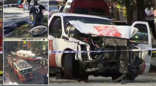 Kẻ khủng bố bằng xe đẫm máu ở New York từng là tài xế Uber