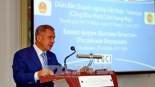 Lãnh đạo TP. Hồ Chí Minh tiếp Tổng thống Cộng hòa tự trị Tatarstan