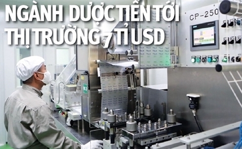 Ngành dược tiến tới thị trường 7 tỉ USD