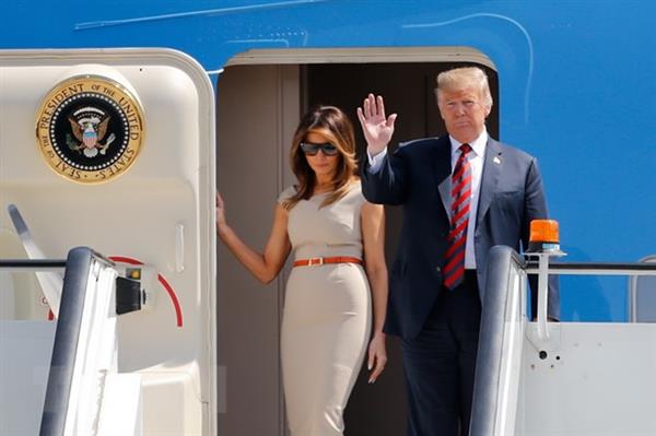 Tổng thống Trump đã tới Helsinki để dự cuộc gặp thượng đỉnh Nga-Mỹ