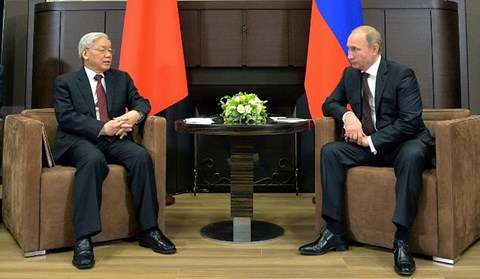 Tổng thống Putin và Tổng Bí thư Nguyễn Phú Trọng sẽ thảo luận gì ở Sochi?
