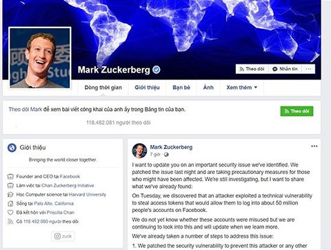 Facebook bị tấn công, Instagram, game… đăng nhập bằng tài khoản Facebook không còn an toàn