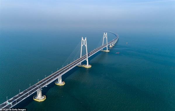 Ảnh: Toàn cảnh cây cầu vượt biển dài nhất thế giới của Trung Quốc